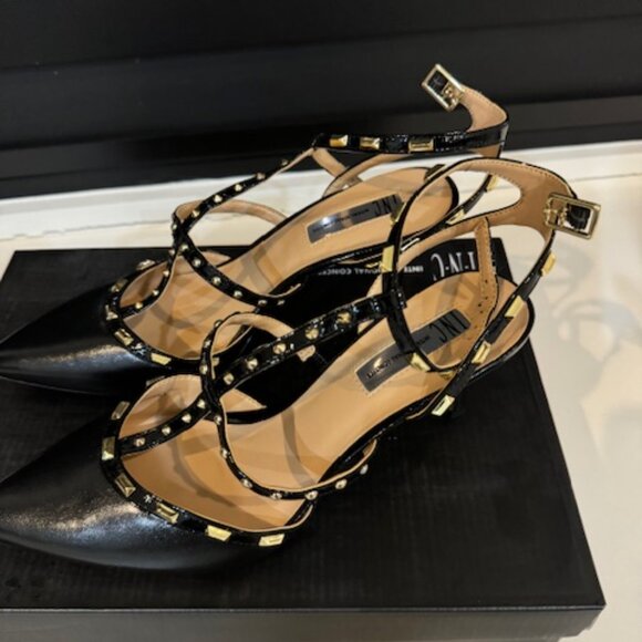 INC International Concepts Black Studded Heels - Picture 8 of 11